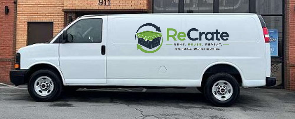 ReCrate branded delivery van
